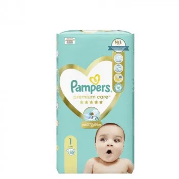 PAMPERS PELENE PREMIUM VP NEWBORN 1, 2-5KG, 52KOM 