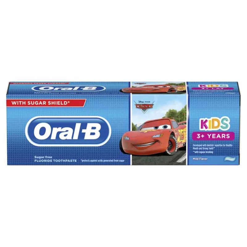 ORAL B PASTA ZA ZUBE FROZEN&CARS, 3+GOD, 75ML