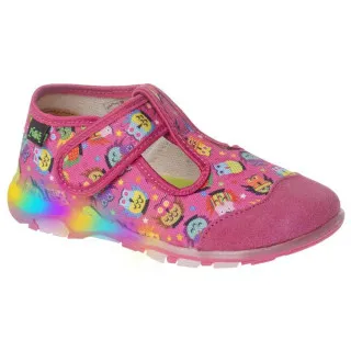 POLLINO PATOFNE SVETLECE OWL PINK