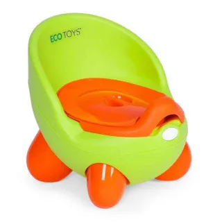 NOŠA ZA DECU SA UKLONIVIM UMETKOM I NEKLIZAJUĆIM NOGICAMA  ZELENA ECOTOYS 