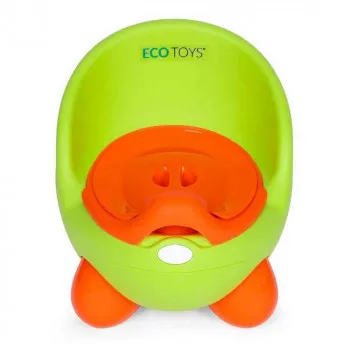 NOŠA ZA DECU SA UKLONIVIM UMETKOM I NEKLIZAJUĆIM NOGICAMA  ZELENA ECOTOYS 