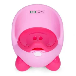 NOŠA ZA DECU SA UKLONIVIM UMETKOM I NEKLIZAJUĆIM NOGICAMA  ROZE ECOTOYS 
