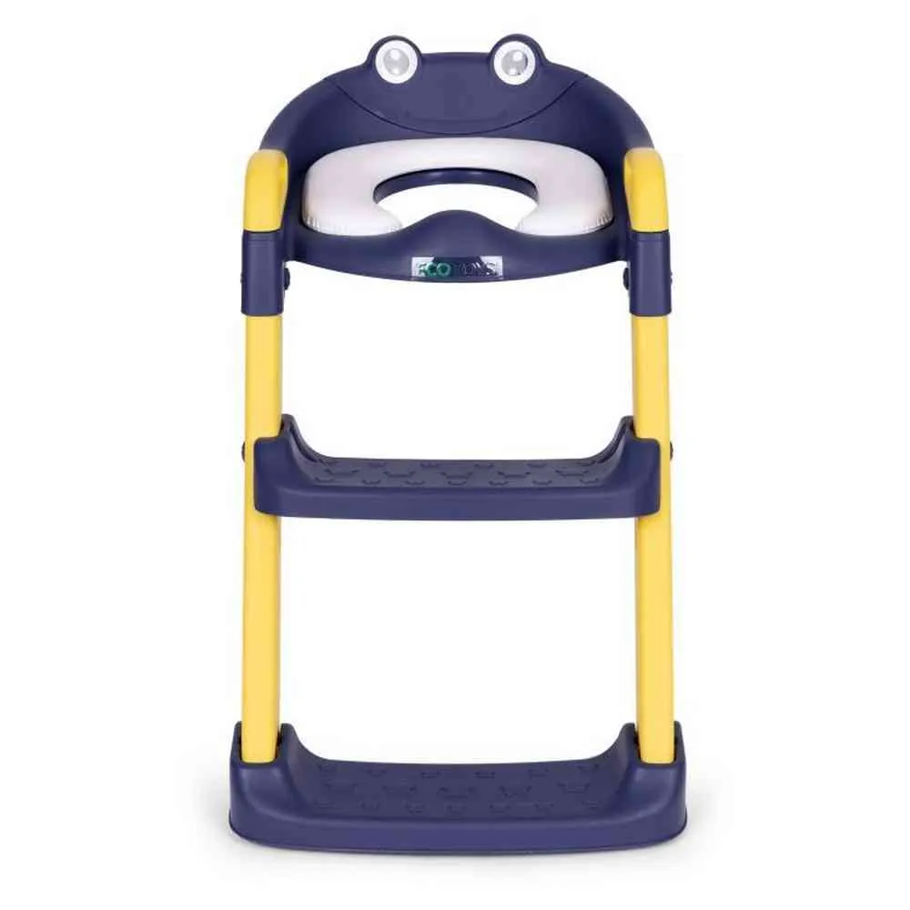 ADAPTER ZA WC ŠOLJU ZA DECU SA STEPENIKOM  BLUE ECOTOYS 