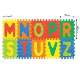 PODNE PUZZLE ALFABET 10 KOM 320X320X100