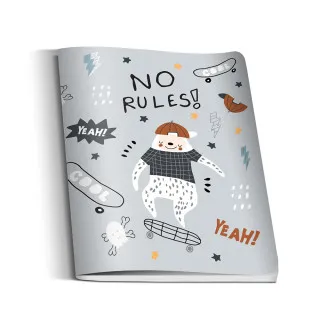 SAVPO SVESKA A5 NO RULES MEK POVEZ UV LAK KOCKA