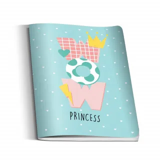SAVPO SVESKA A4 COOL PRINCESS MEK POVEZ UV LAK KOCKA