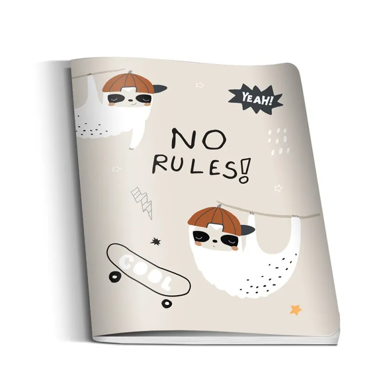 SAVPO SVESKA A4 NO RULES MEK POVEZ UV LAK KOCKA