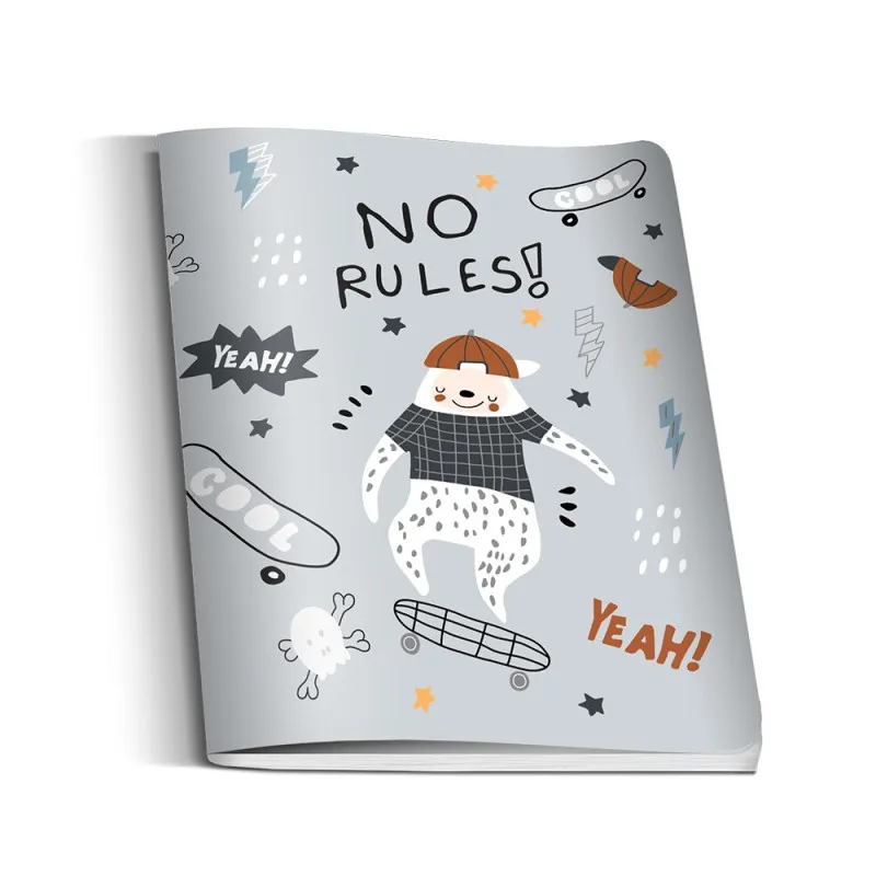 SAVPO SVESKA A4 NO RULES MEK POVEZ UV LAK KOCKA
