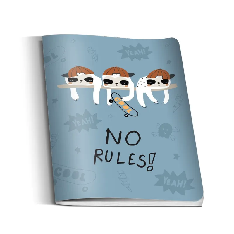 SAVPO SVESKA A4 NO RULES MEK POVEZ UV LAK KOCKA