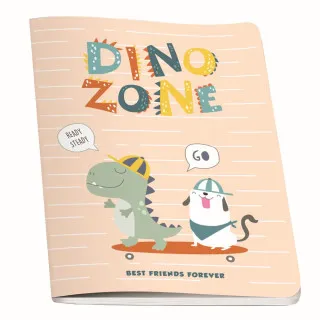 SVESKA MEK POVEZ A5 KVADRATIĆI DINO