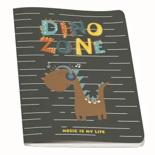 SVESKA MEK POVEZ A5 KVADRATIĆI DINO