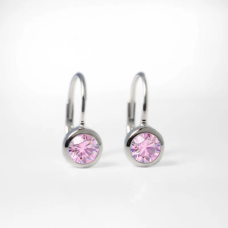 SILVER LINE MINDJUSE ROZA KAMEN SIGURNA KOPCA