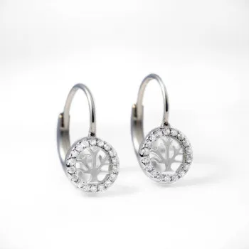 SILVER LINE MINDJUSE DRVO ZIVOTA SA CIRKONIMA I SIGURNOM KOPCOM