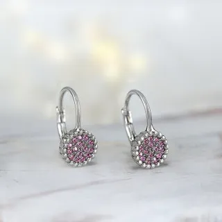 SILVER LINE MINDJUSE ROZE KRUZICI FRANCUSKA KOPCA 