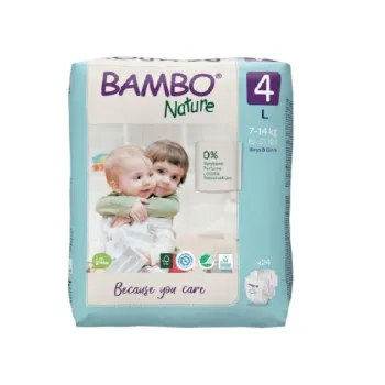 BAMBO PELENE NATURE ECO-FRIENDLY 4, 7-14KG, 24KOM 