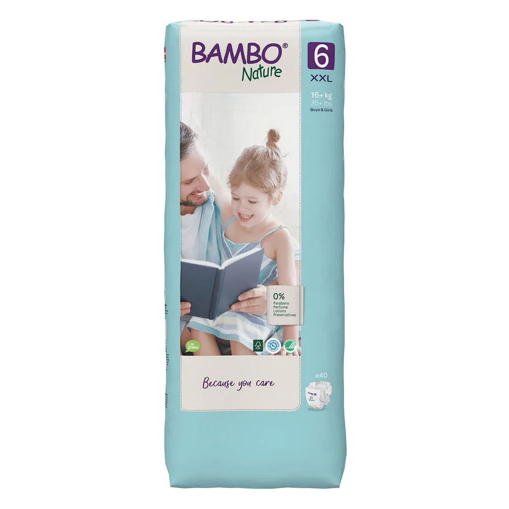 BAMBO PELENE NATURE ECO-FRIENDLY 6, 16+KG, 40KOM 