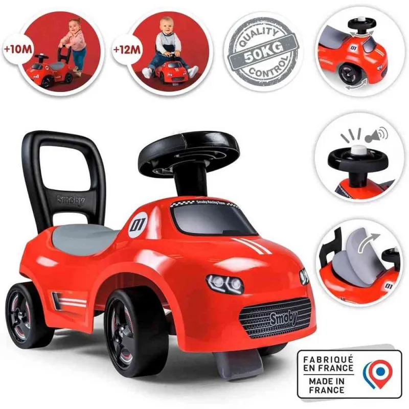 SMOBY AUTO RIDE-ON RED