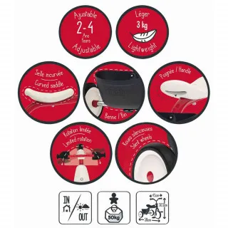 SMOBY TRICIKL ROOKIE 