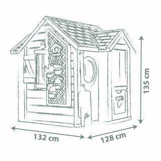 SMOBY KUCICA LIFE GARDEN HOUSE 