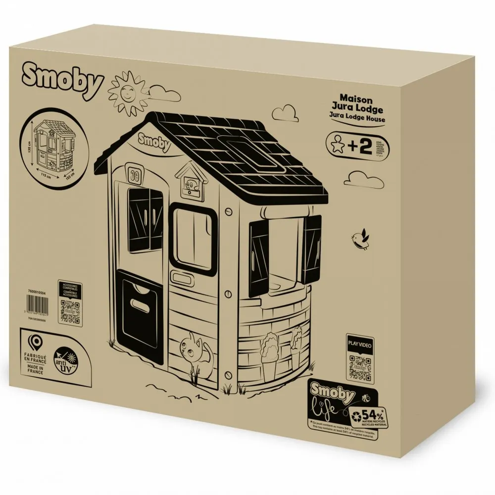 SMOBY KUCICA LIFE JURA LODGE PLAYHOUSE