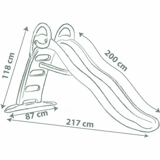 SMOBY LIFE FUNNY TOBOGAN 