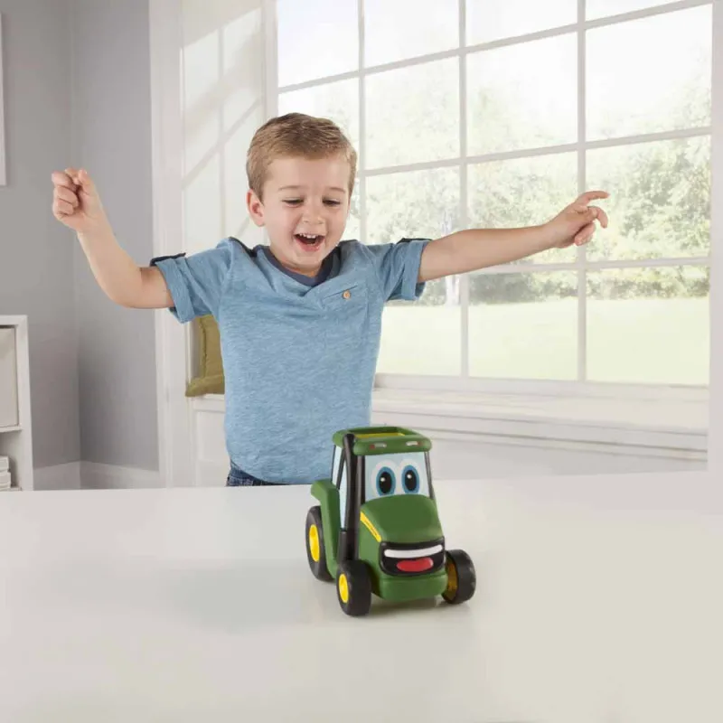 TOMY JOHN DEERE TRAKTOR PUSH ROLL