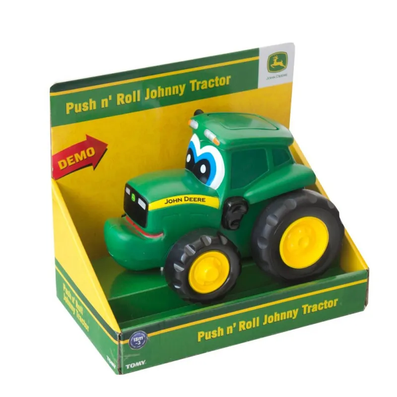 TOMY JOHN DEERE TRAKTOR PUSH ROLL