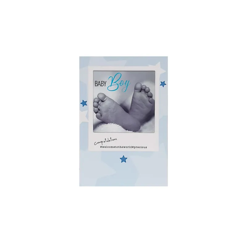 CESTITKA 3D HASHTAG BABY FEET - BOY