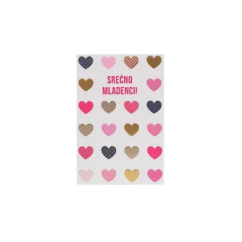 CESTITKA NEON BLUSH SRECNO MLADENCI 