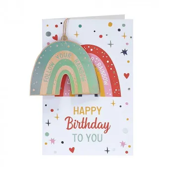 CESTITKA WOODSTOCK FOLLOW YOUR RAINBOW! HAPPY BIRTHDAY TO YOU 