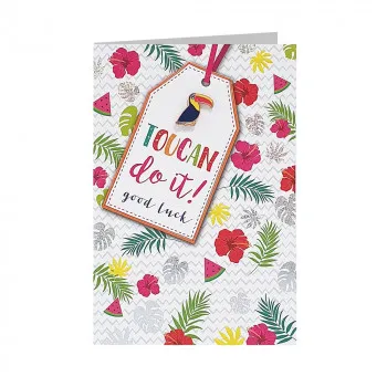 CESTITKA SA TUKAN ZNACKOM - TOUCAN DO IT! GOOD LUCK 