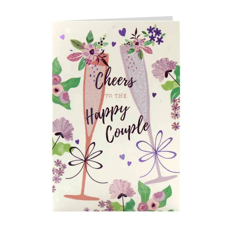 ČESTITKA CHEERS TO THE HAPPY COUPLE 