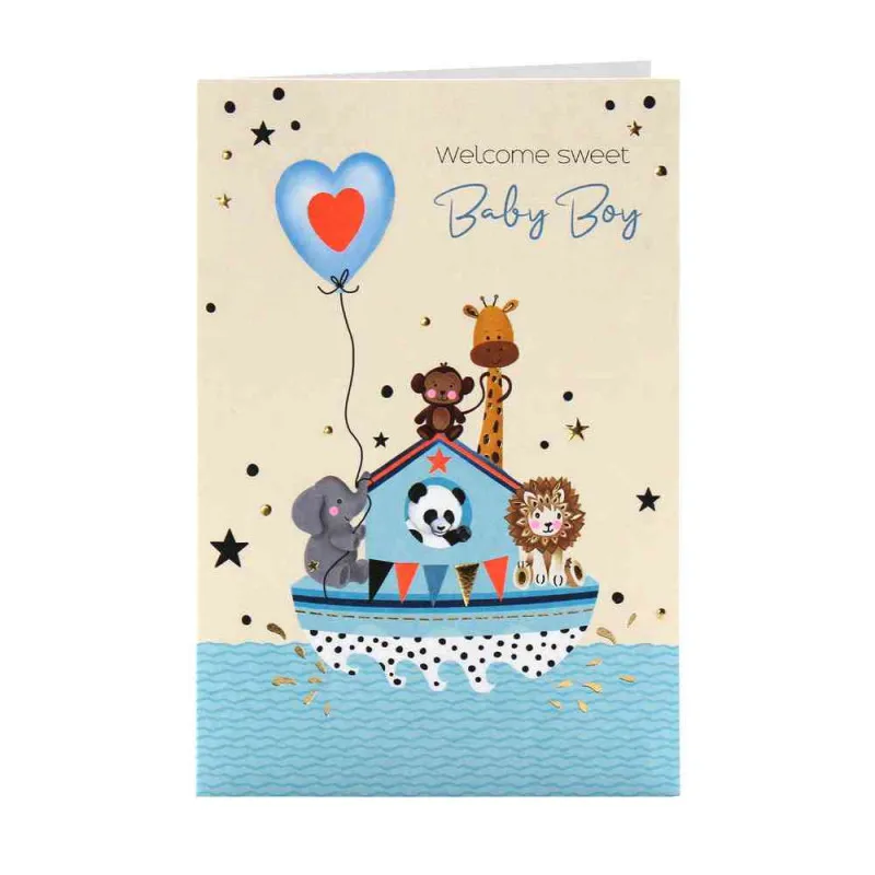 ČESTITKA WELCOME SWEET BABY BOY 