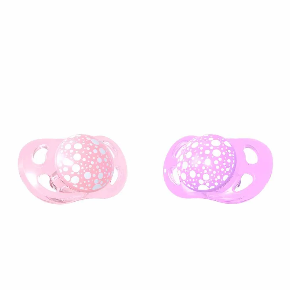TWISTSHAKE  VARALICA SILIKON 0-6M PASTEL PINK PURPLE 2/1 