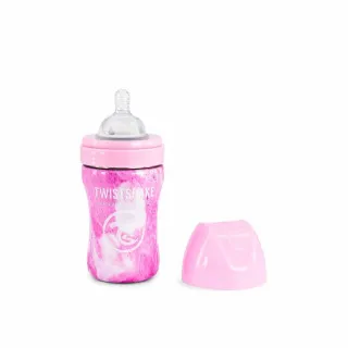 TWISTSHAKE ANTI-COLIC FLASICA / NERDJAJUCI CELIK 260ML MARBLE PINK