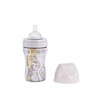 TWISTSHAKE ANTI-COLIC FLASICA / NERDJAJUCI CELIK 260ML MARBLE GREY