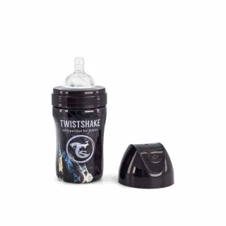 TWISTSHAKE ANTI-COLIC FLASICA / NERDJAJUCI CELIK 260ML MARBLE BLACK