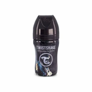 TWISTSHAKE ANTI-COLIC FLASICA / NERDJAJUCI CELIK 260ML MARBLE BLACK