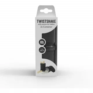 TWISTSHAKE POSUDA ZA CUVANJE HRANE 2X 100ML BLACK