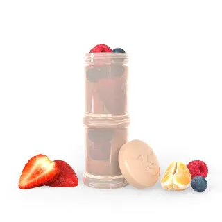 TWISTSHAKE POSUDA ZA CUVANJE HRANE 2X 100ML PASTEL BEIGE