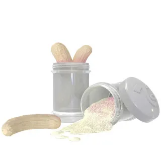 TWISTSHAKE POSUDA ZA CUVANJE HRANE 2X 100ML PASTEL GREY