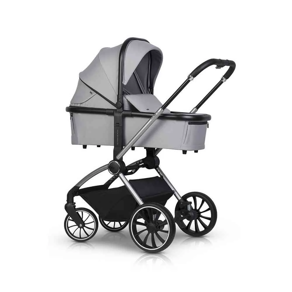 EUROCART EASY GO GIRO 2U1 KOLICA ZA BEBE CLOUDY GREY 