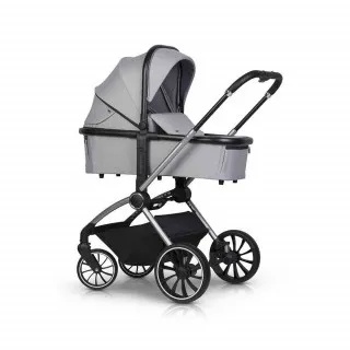 EUROCART EASY GO GIRO 2U1 KOLICA ZA BEBE CLOUDY GREY 
