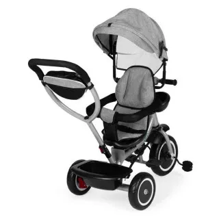 2U1 TRICIKL SA ROTIRAJUĆIM SEDIŠTEM I SKLOPIVOM TENDOM GRAY ECOTOYS 