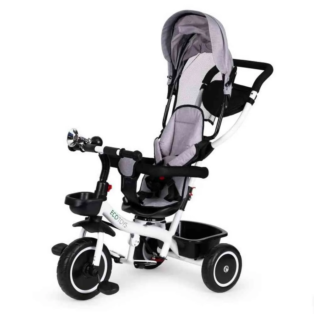 TRICIKL SA ROTIRAJUĆIM SEDIŠTEM 360 GRAY ECOTOYS 