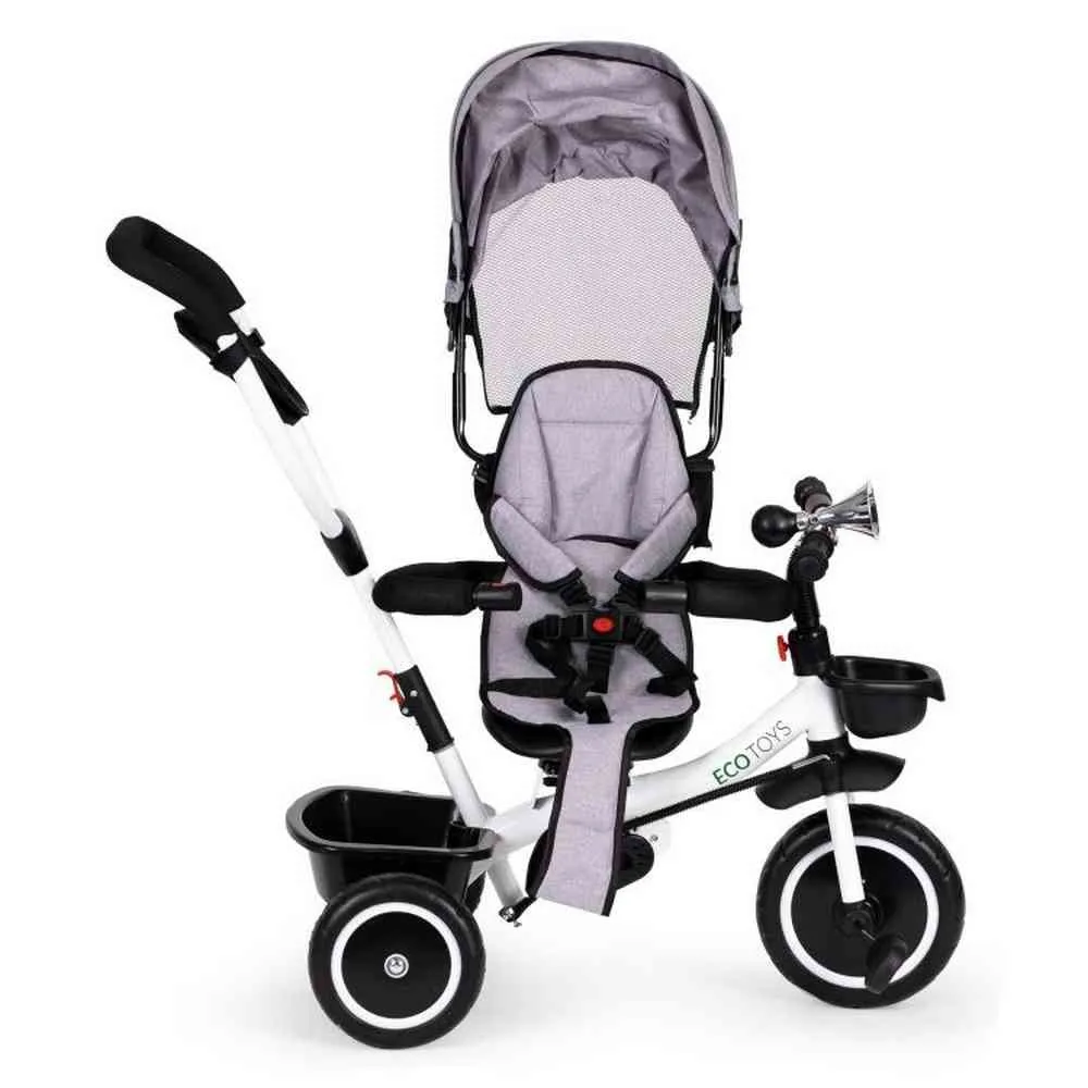 TRICIKL SA ROTIRAJUĆIM SEDIŠTEM 360 GRAY ECOTOYS 