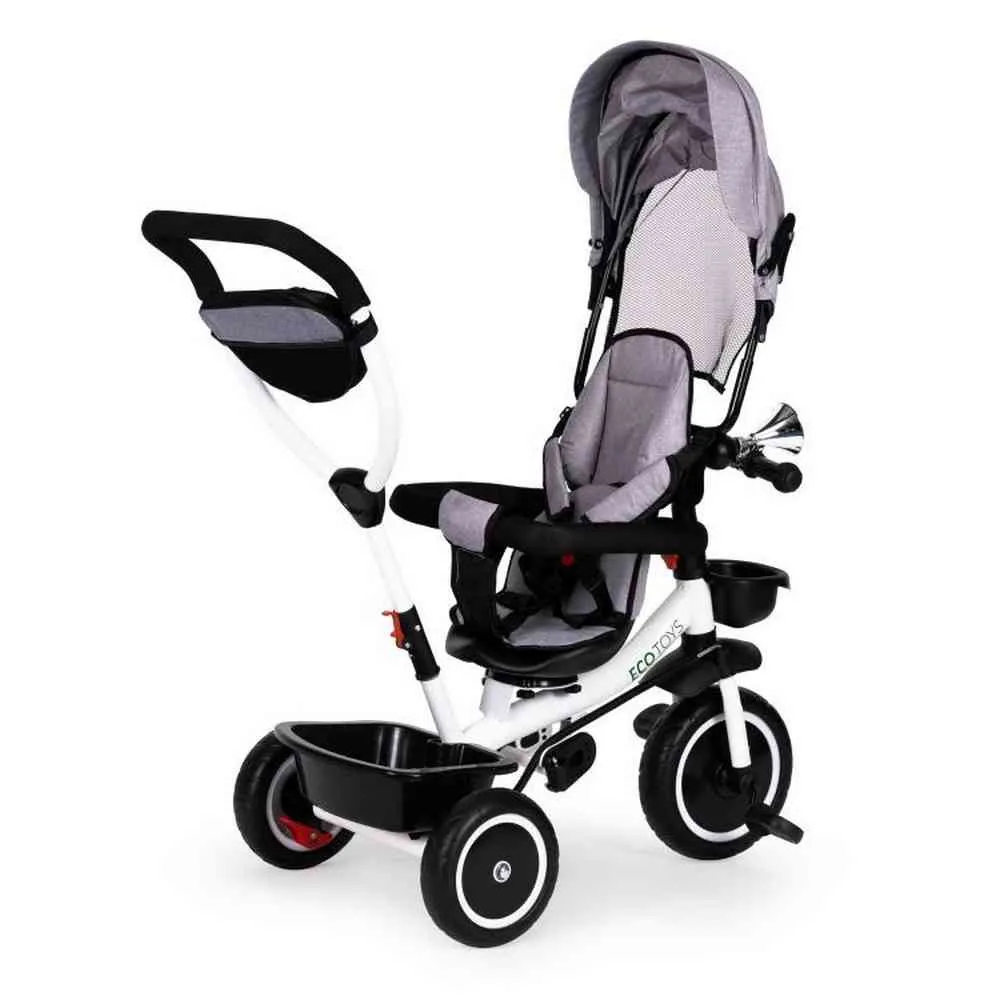 TRICIKL SA ROTIRAJUĆIM SEDIŠTEM 360 GRAY ECOTOYS 