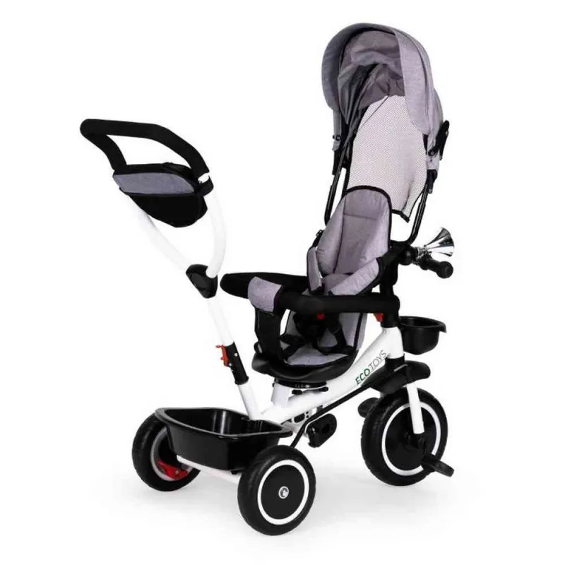 TRICIKL SA ROTIRAJUĆIM SEDIŠTEM 360 GRAY ECOTOYS 
