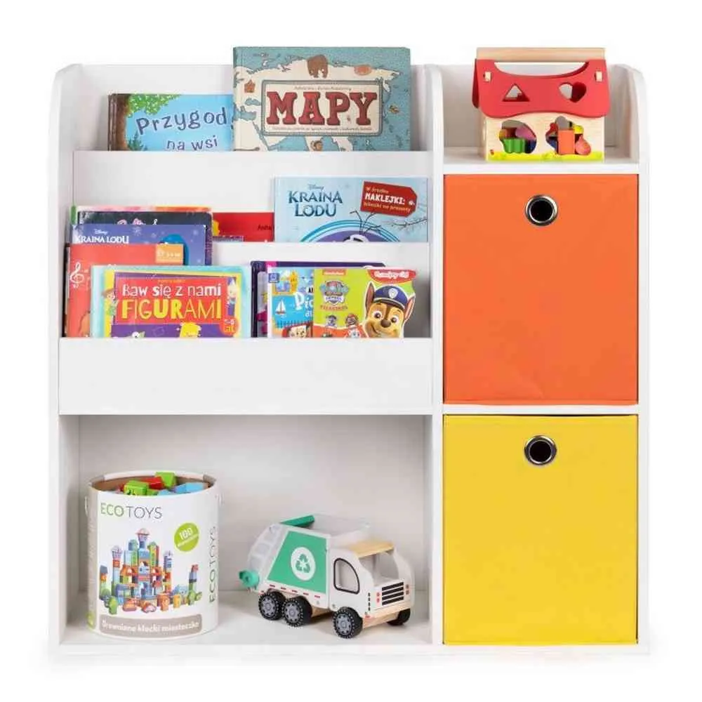 DRVENA DECIJA POLICA ORGANIZER SA POLICAMA 02A ECOTOYS 