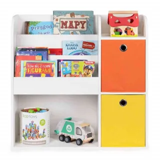 DRVENA DECIJA POLICA ORGANIZER SA POLICAMA 02A ECOTOYS 